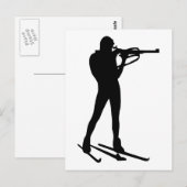 Carte Postale Biathlon (Devant / Derrière)