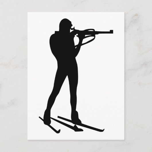 Carte Postale Biathlon (Devant)