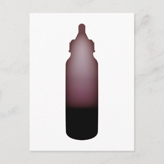 Carte Postale biberon rose (Devant)