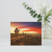 Carte Postale Bible - Hommes sages - Les Mages arrivent 1920 (Debout devant)