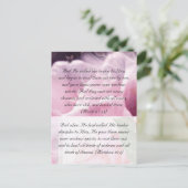 Carte Postale Bible passage, beauté rose (Debout devant)