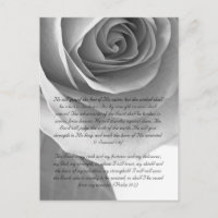 Bible passage, rose gros plan noir et blanc