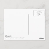 Carte Postale Bible & Rose pourpre avec Chaîne croisée (Dos)