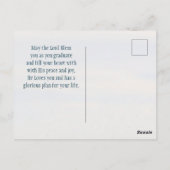 Carte Postale Bible Sois fort et Courageux Cheval Remise de dipl (Dos)