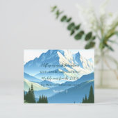 Carte Postale Bible Verse Psaume 121:1-2 (Debout devant)