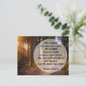 Carte Postale Bible Verse Psaume 121:5 Le Seigneur vous regarde (Debout devant)