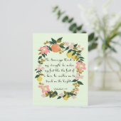 Carte Postale Bible Verses Art - Habakkuk 3:19 (Debout devant)