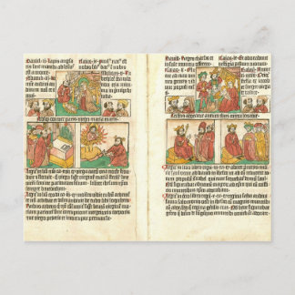 Carte Postale Biblia Paupernum Nativité