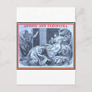 Carte Postale Bibliomania : Shakespeare - Antony and Cleopatra