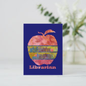 Carte Postale Bibliothécaire Apple (Debout devant)