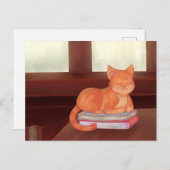 Carte Postale Bibliothèque (Devant / Derrière)