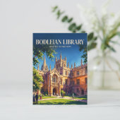 Carte Postale Bibliothèque Bodléienne Royaume-Uni (Debout devant)