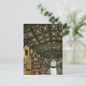 Carte Postale Bibliothèque Bodlein, Université d'Oxford, Anglete (Debout devant)
