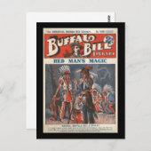 Carte Postale Bibliothèque Buffalo Bill originale no 439 (Devant / Derrière)