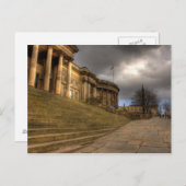 Carte Postale Bibliothèque centrale Liverpool à William Brown St (Devant / Derrière)