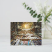 Carte Postale Bibliothèque dans le ciel (Debout devant)