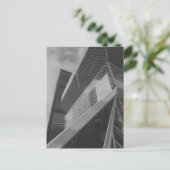 Carte Postale Bibliothèque d'architecture moderne Monochrome Sea (Debout devant)