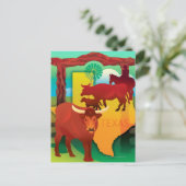 Carte Postale Bibliothèque de liquides 5 (Debout devant)