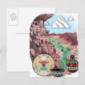 Carte Postale Bibliothèque de liquides 9 (Devant / Derrière)
