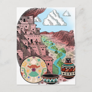 Carte Postale Bibliothèque de liquides 9