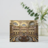 Carte Postale Bibliothèque du Congrès (Debout devant)