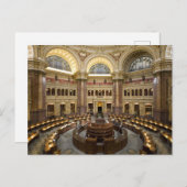 Carte Postale Bibliothèque du Congrès (Devant / Derrière)