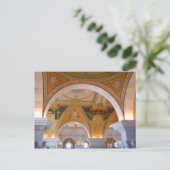 Carte Postale Bibliothèque du plafond du Congrès (Debout devant)