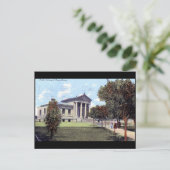 Carte Postale Bibliothèque, El Paso, Texas 1911 Vintage (Debout devant)