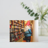 Carte Postale Bibliothèque Gnome II (Debout devant)