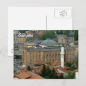 Carte Postale Bibliothèque nationale (Devant / Derrière)
