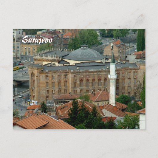 Carte Postale Bibliothèque nationale (Devant)