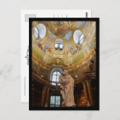 Carte Postale Bibliothèque nationale autrichienne (Devant / Derrière)