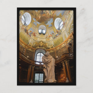 Carte Postale Bibliothèque nationale autrichienne