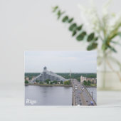 Carte Postale Bibliothèque nationale de Lettonie, Riga (Debout devant)