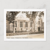 Carte Postale Bibliothèque publique, Morristown, New Jersey Vint (Devant)