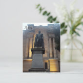 Carte Postale bibliothèque sydney statue (Debout devant)