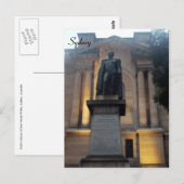 Carte Postale bibliothèque sydney statue (Devant / Derrière)