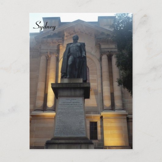 Carte Postale bibliothèque sydney statue (Devant)