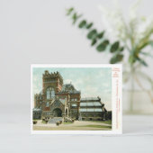 Carte Postale Bibliothèque, Université de Philadelphie 1907 Vint (Debout devant)