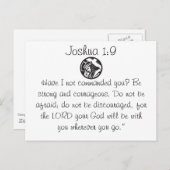 Carte postale biblique (Devant / Derrière)