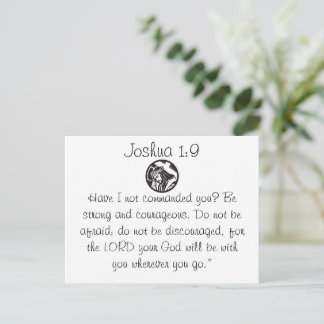 Carte postale biblique