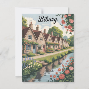 Carte Postale Bibury vintage