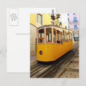Carte Postale Bica Funiculaire, Lisbonne, Portugal (Devant / Derrière)