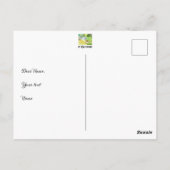 Carte Postale Biche et faon (Dos)