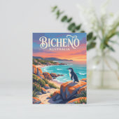 Carte Postale Bicheno Australie (Debout devant)