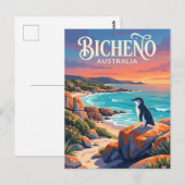 Carte Postale Bicheno Australie (Devant / Derrière)