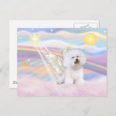 Carte Postale Bichon Frise Angel (Devant / Derrière)