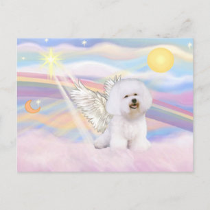 Carte Postale Bichon Frise Angel