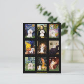 Carte Postale Bichon Frise Composite (Debout devant)