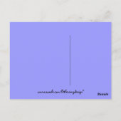 Carte Postale Bicolor Larkspur (Dos)